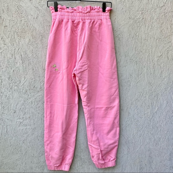 NWT LoveShackFancy Distressed Hand Dyed Mirabella Jogger Pants S - Picture 7 of 8